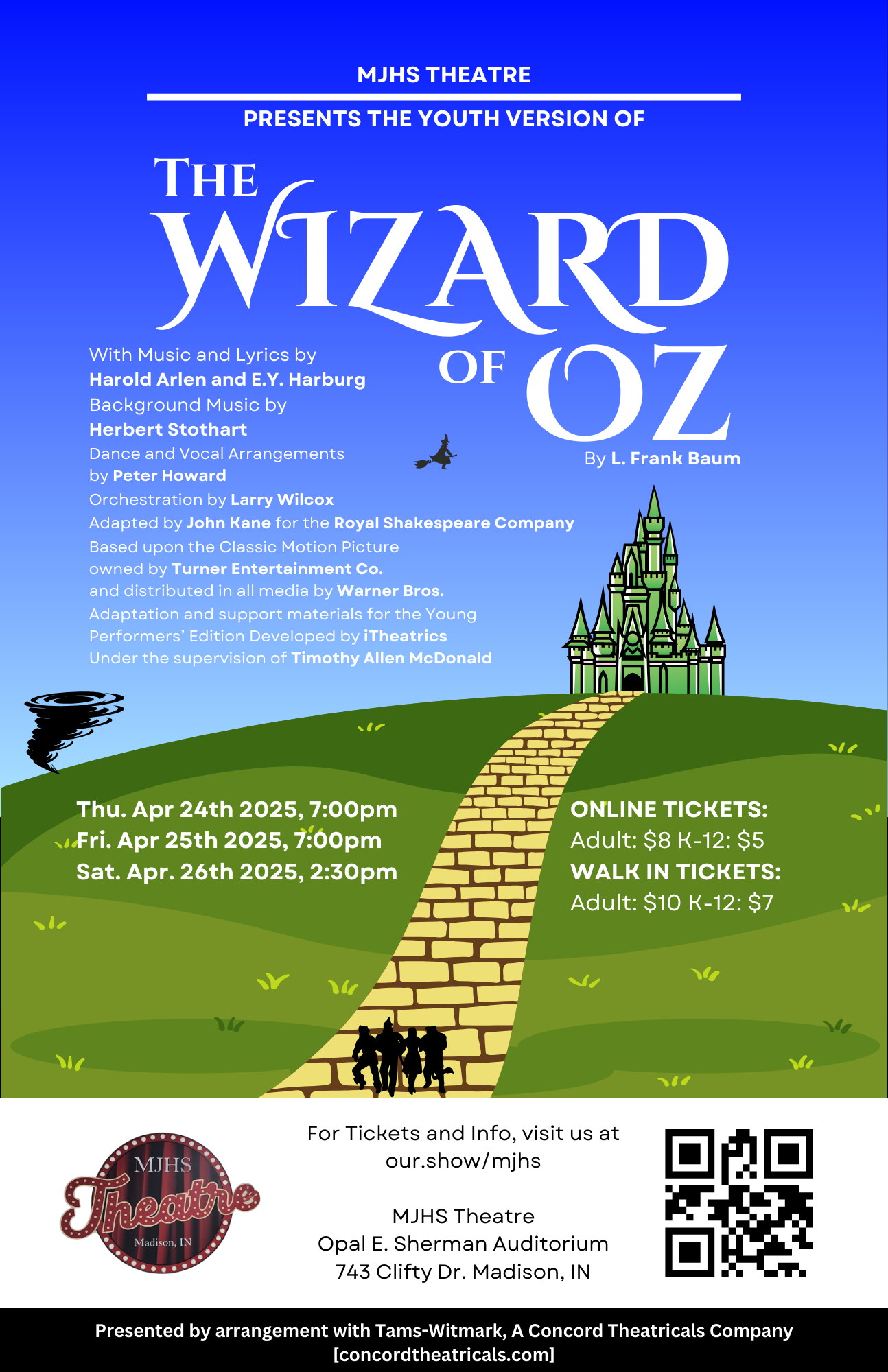 MJHS Theatre Show Poster
